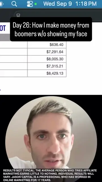 Jason logged into his ClickBank account, posted Sep 10