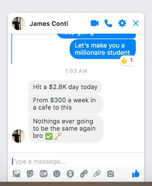 Post from a past student of an earlier Jason Capital program