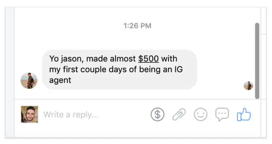 Post from a past student of an earlier Jason Capital program