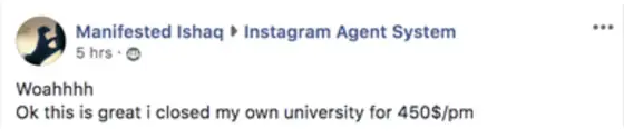 Post from a past student of an earlier Jason Capital program