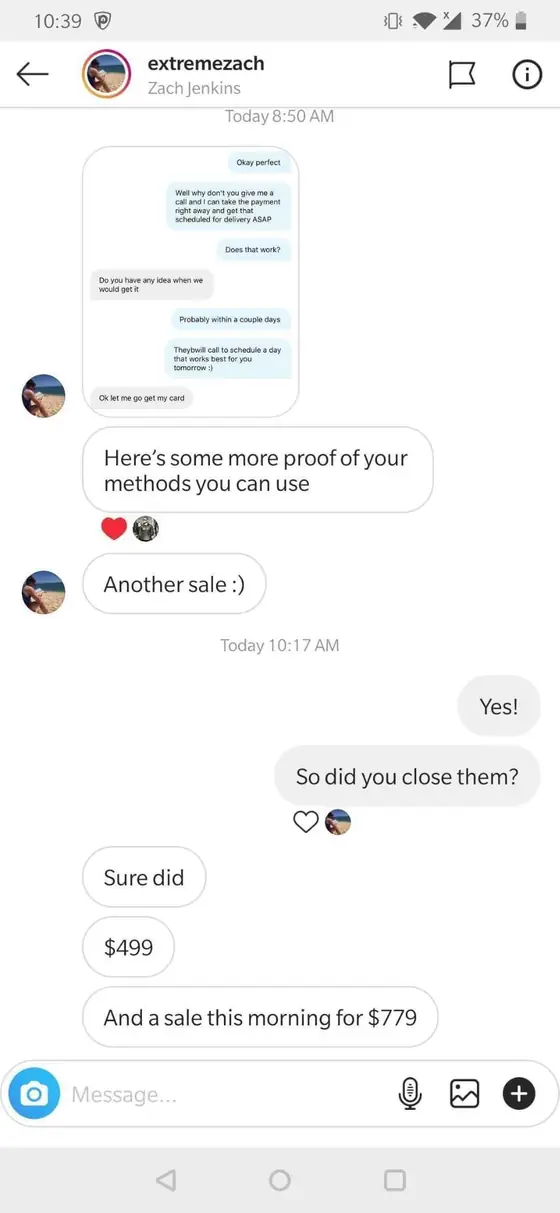 Post from a past student of an earlier Jason Capital program