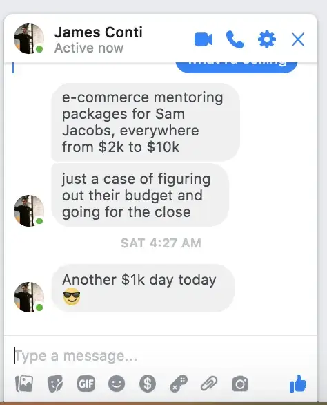Post from a past student of an earlier Jason Capital program