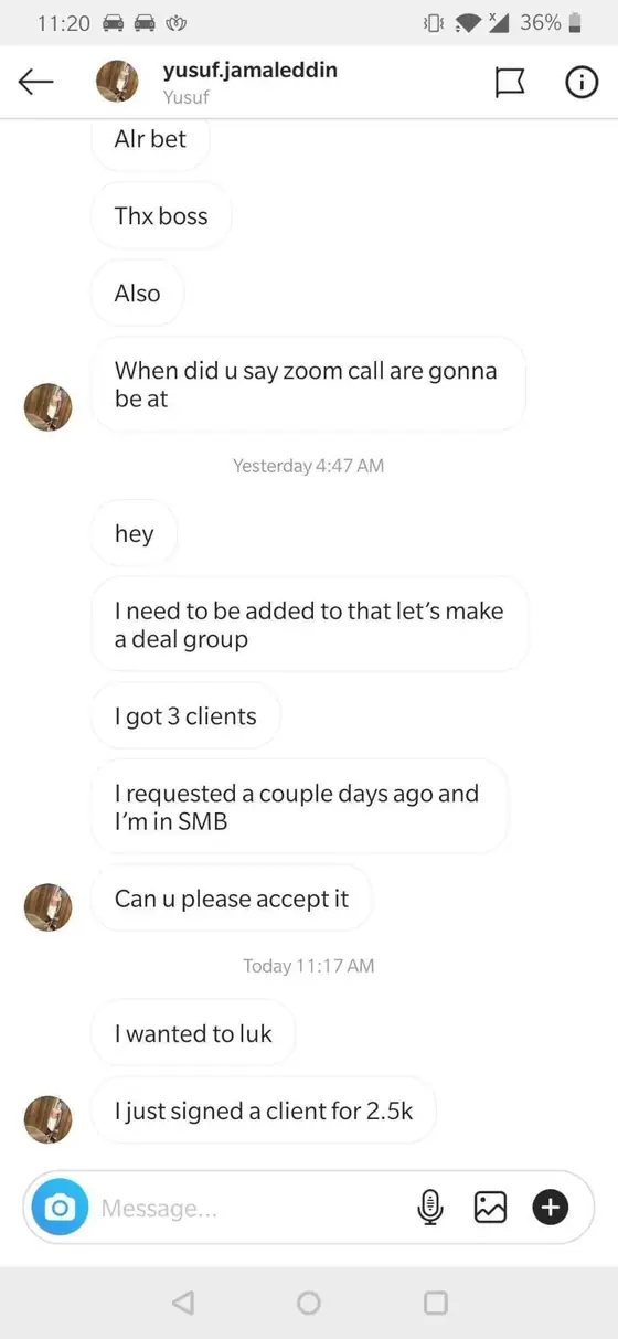 Post from a past student of an earlier Jason Capital program