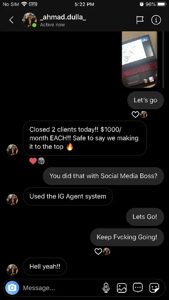 Post from a past student of an earlier Jason Capital program