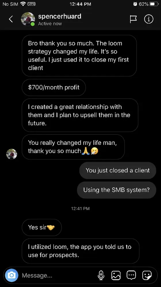 Post from a past student of an earlier Jason Capital program