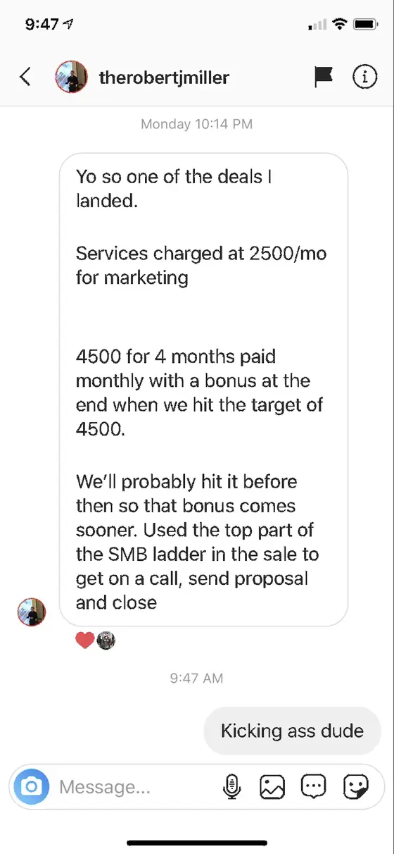 Post from a past student of an earlier Jason Capital program