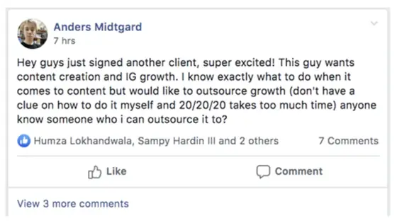 Post from a past student of an earlier Jason Capital program
