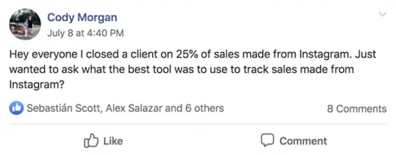 Post from a past student of an earlier Jason Capital program