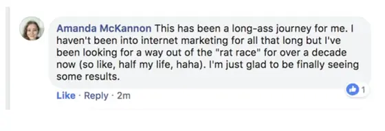 Post from a past student of an earlier Jason Capital program