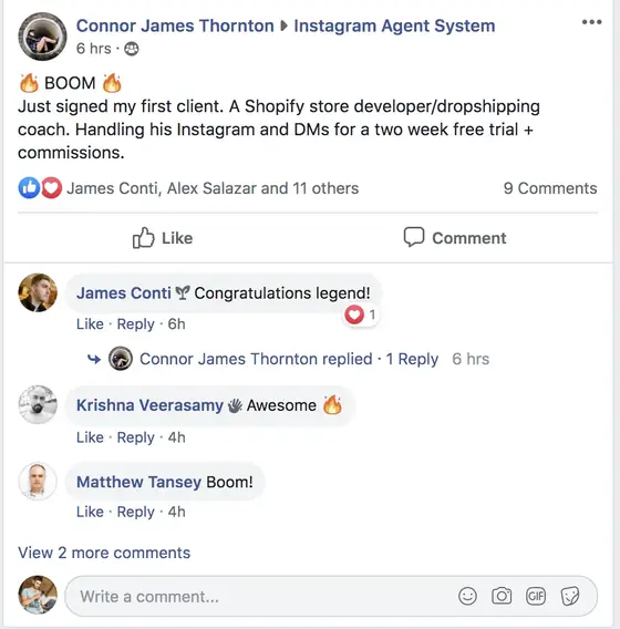 Post from a past student of an earlier Jason Capital program