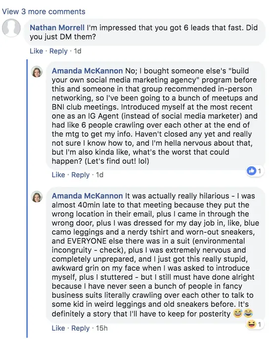 Post from a past student of an earlier Jason Capital program